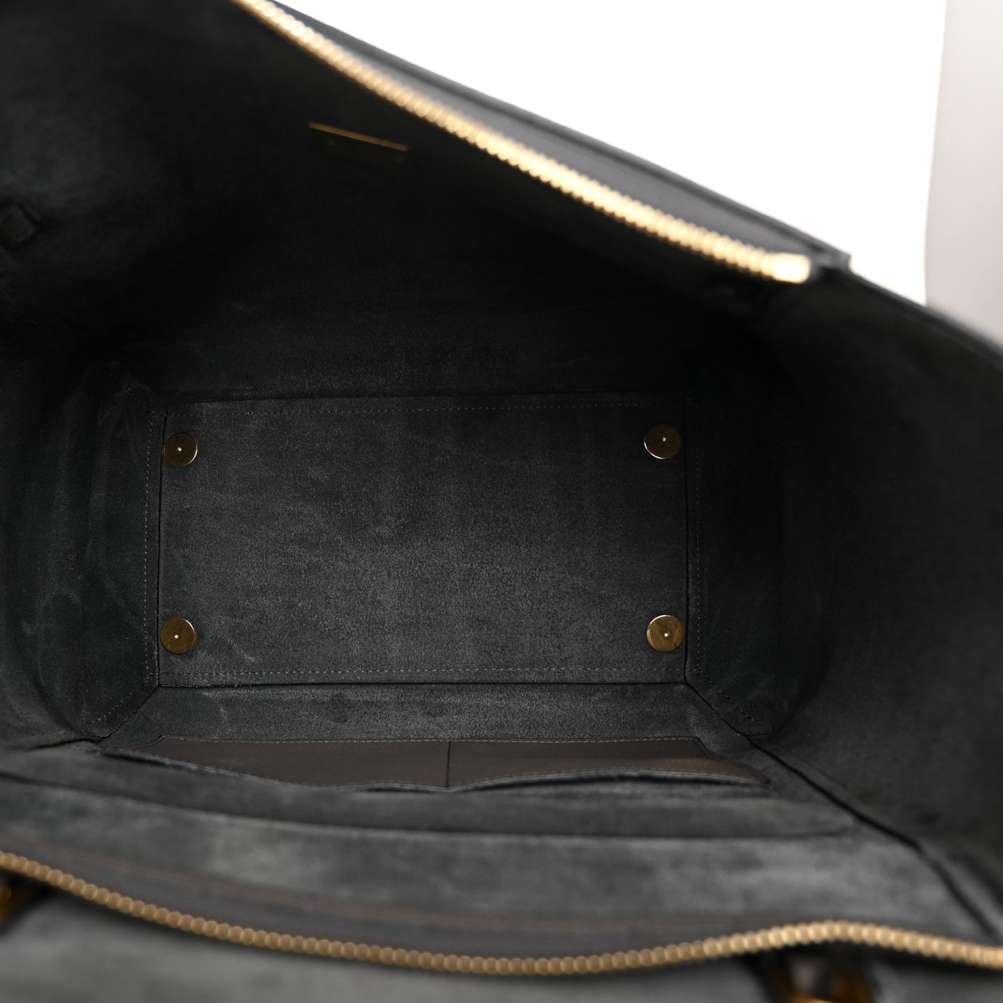 Grained Calfskin Mini Belt Bag Grey