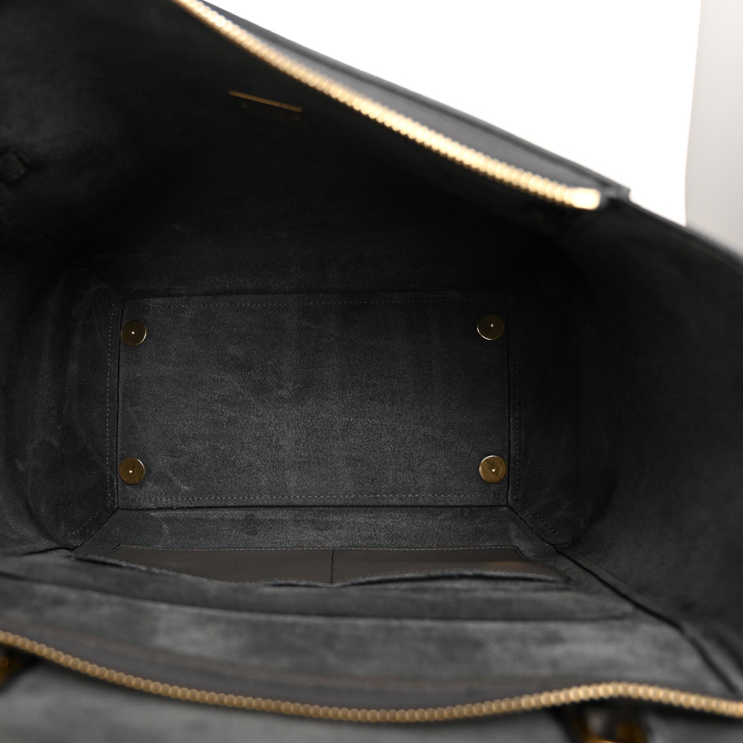 Celine Grained Calfskin Mini Belt Bag Grey 5 of 11