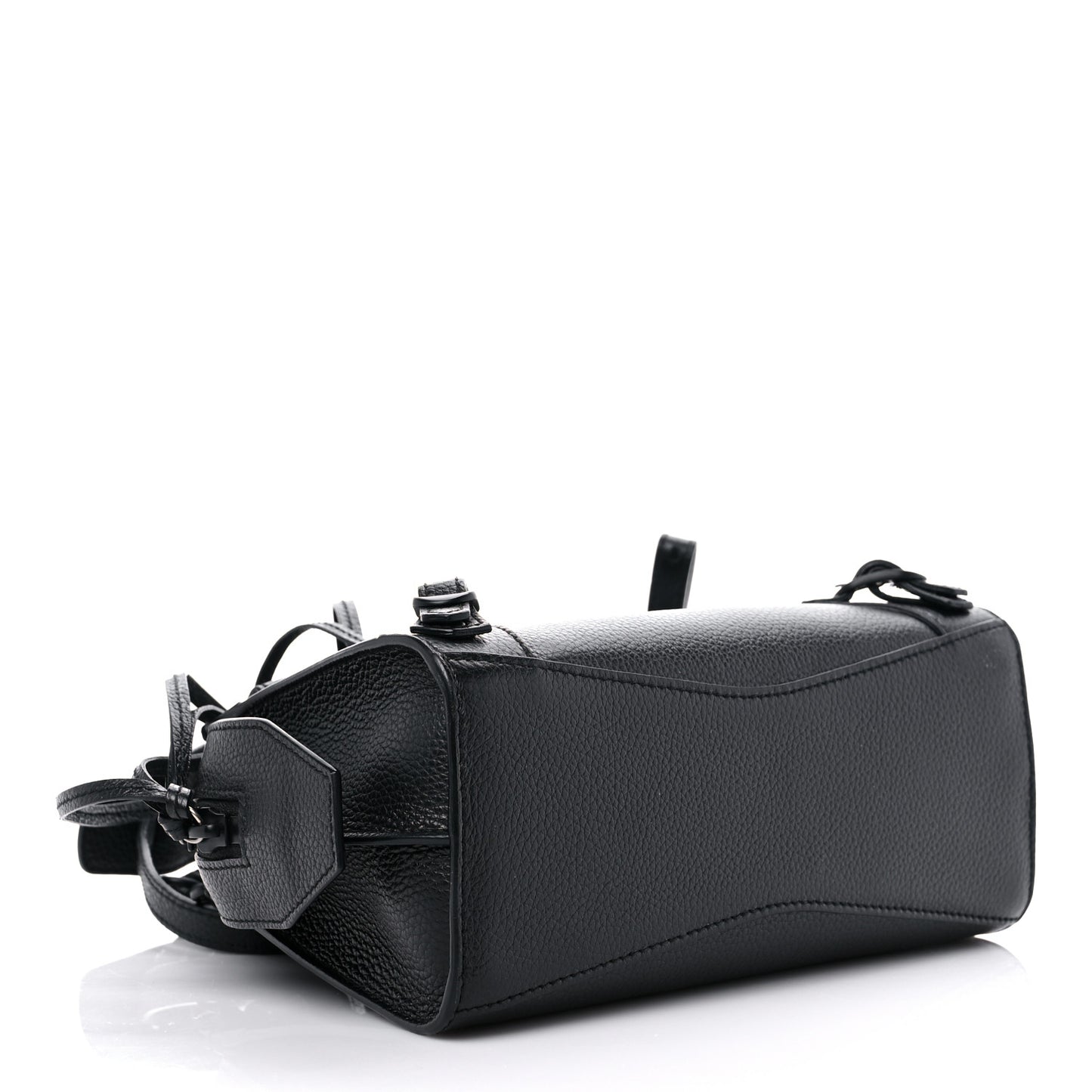 Grained Calfskin Neo Classic Black Hardware Mini City Black
