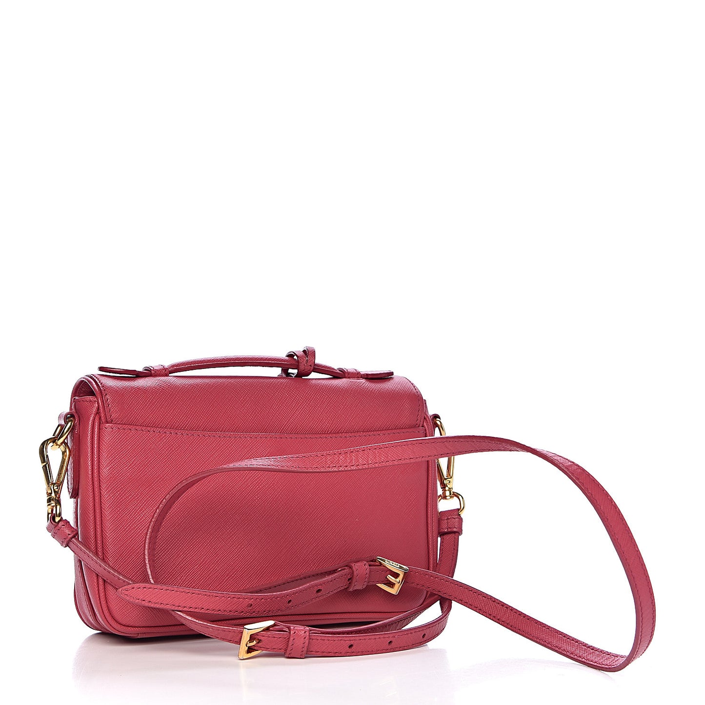 Saffiano Lux Crossbody Peonia
