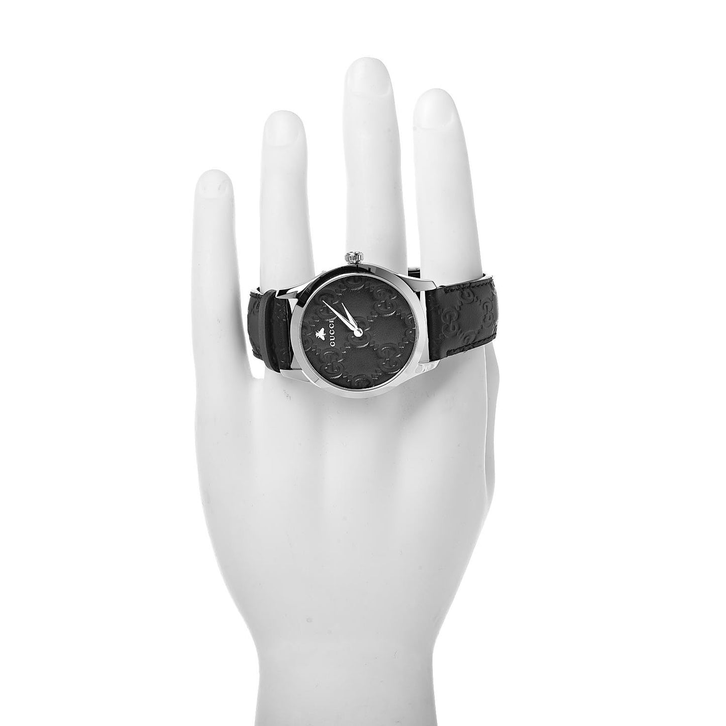 Stainless Steel Calfskin 38mm G-Timeless Quartz Watch Black