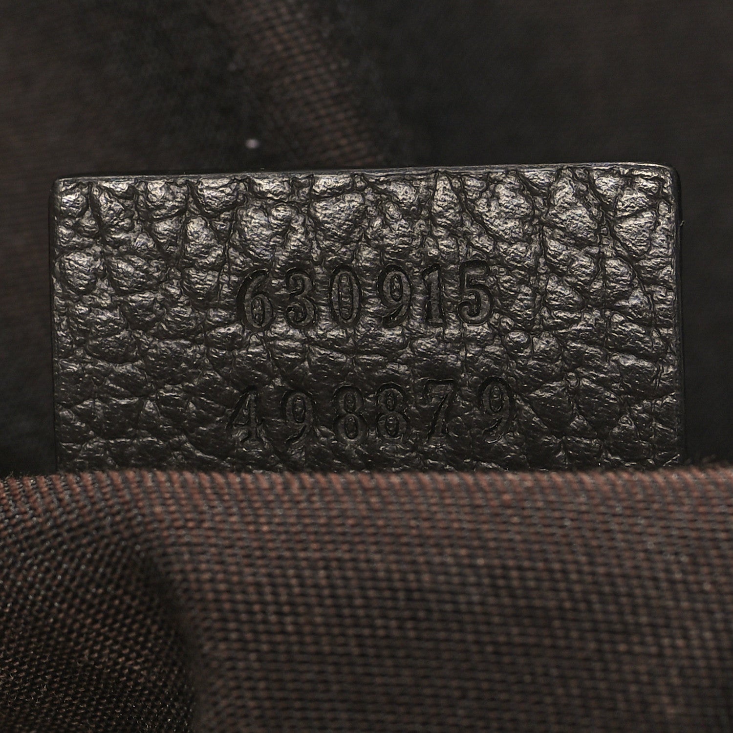 Gucci Monogram Dollar Calfskin Waist Pouch Beige Ebony Testa di Moro Marrone Scuro 7 of 10