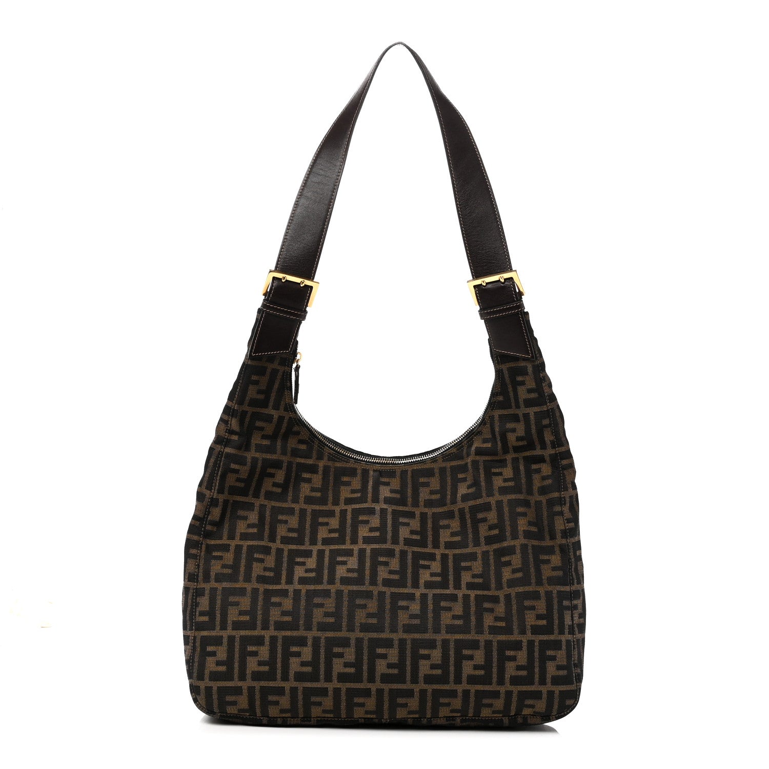 Fendi Zucca Shoulder Bag Tobacco 1 of 9