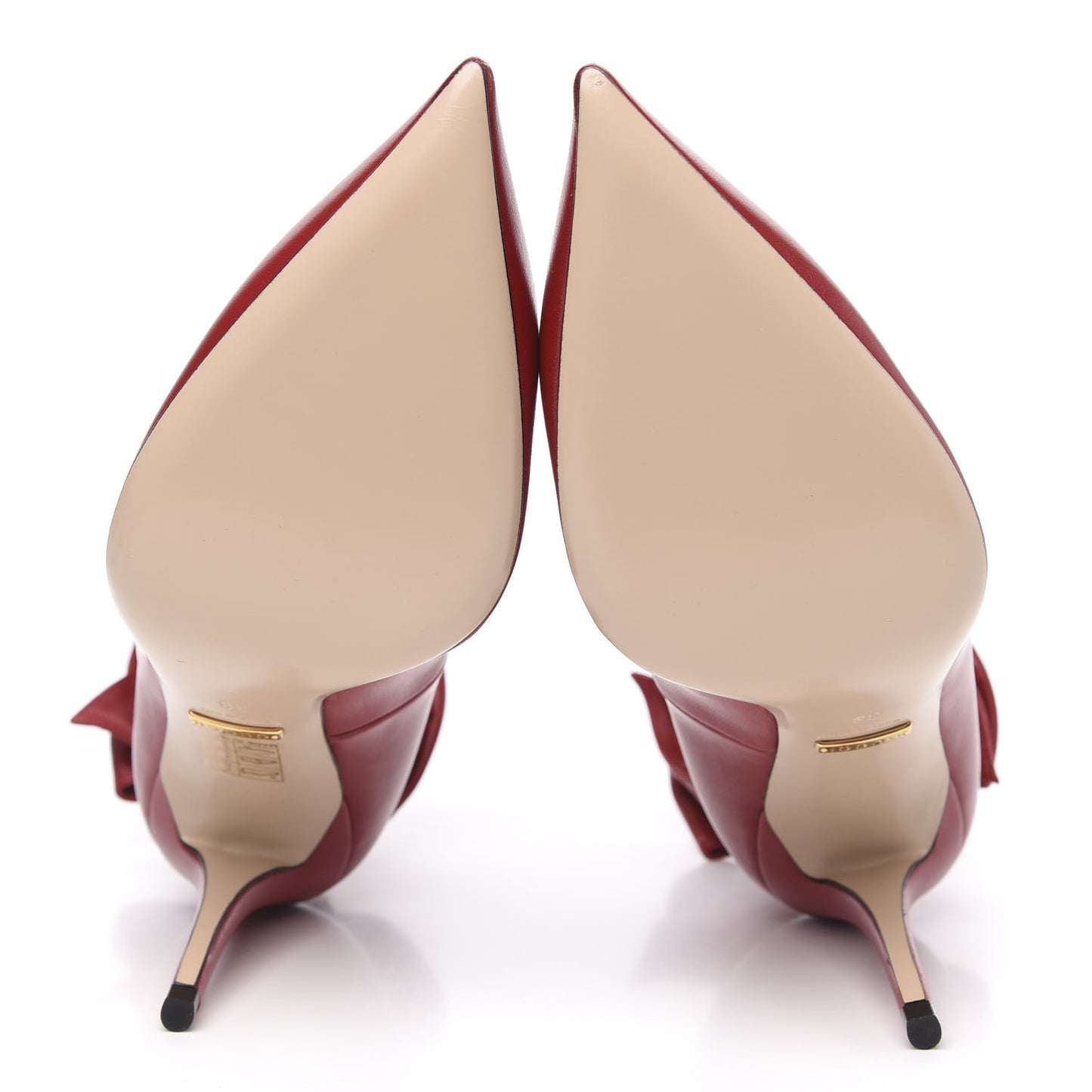Nappa Queen Margaret Pumps 38 Hibiscus Red