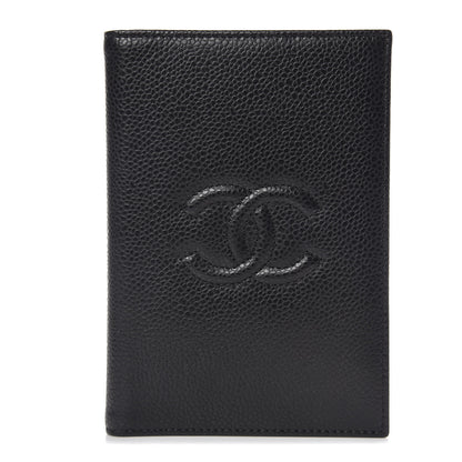 Chanel Caviar Timeless Passport Holder Black 1 of 8