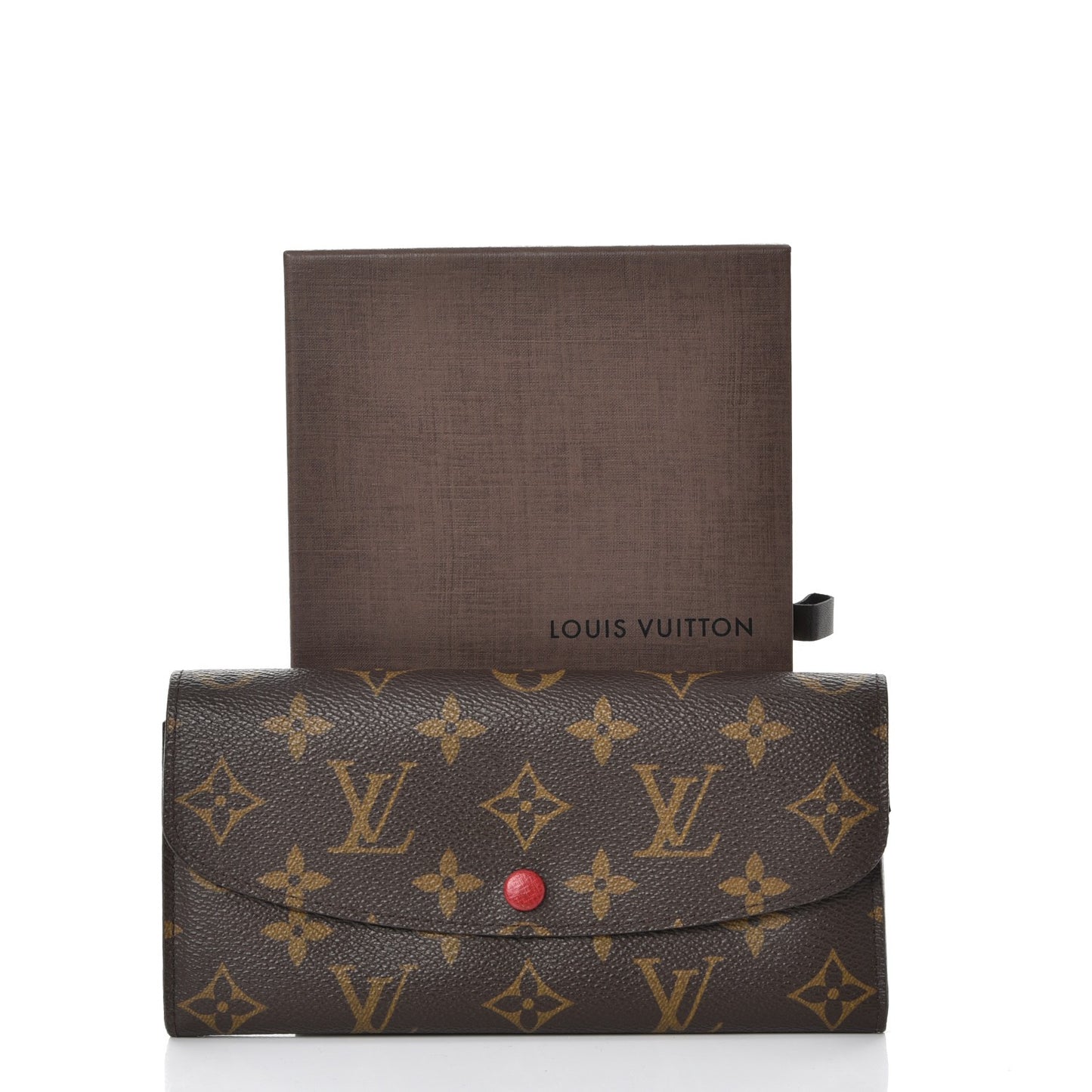Monogram Emilie Wallet Rouge