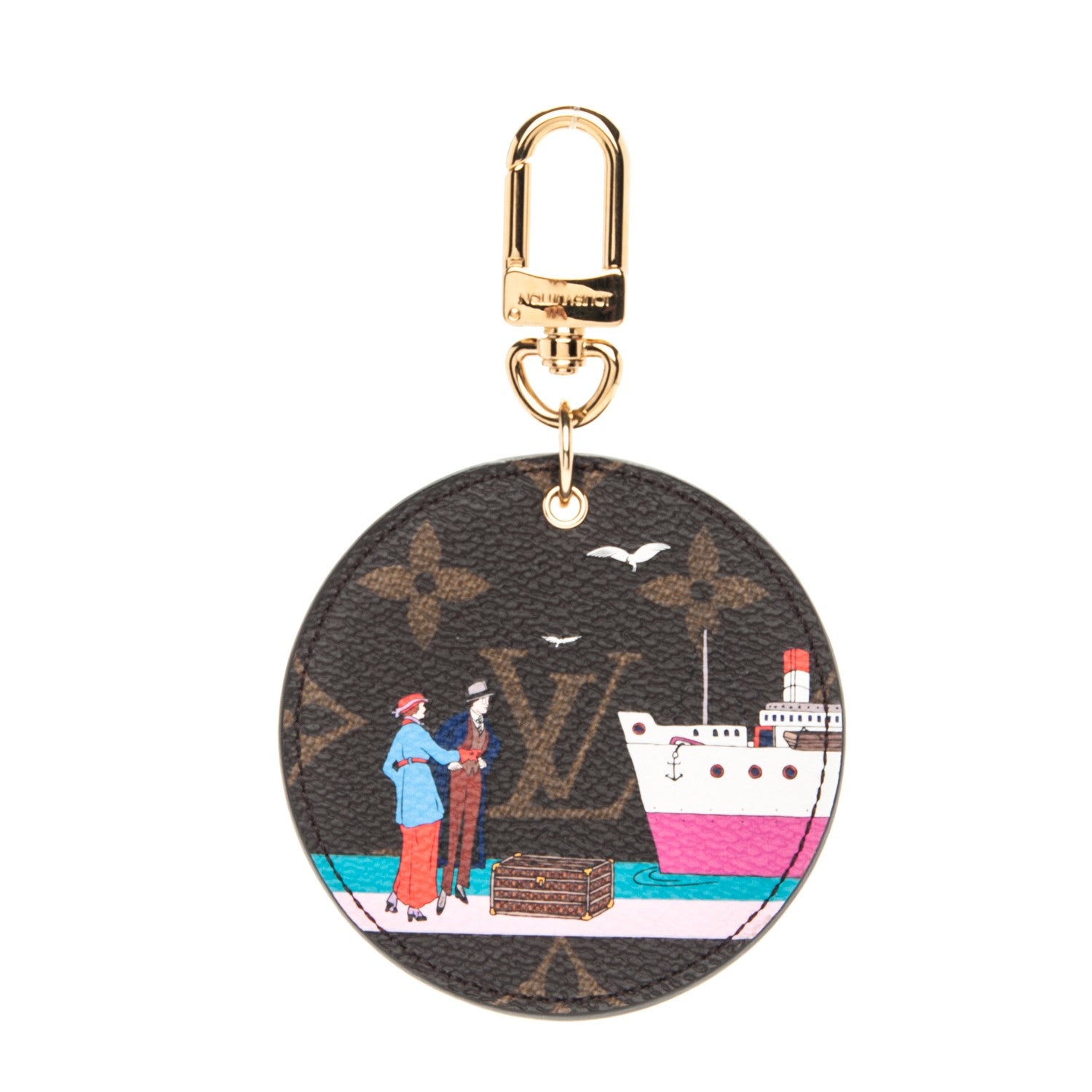 Louis Vuitton Monogram 2016 Christmas Animation Bag Charm Key Ring 1 of 4