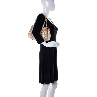 Christian Dior Monogram Romantique Trotter Flap Bag Beige Rose Clair 2 of 15