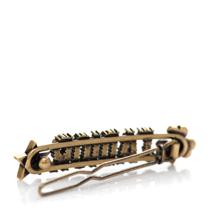 Christian Dior Crystal J'Adior Star Clover Barrette 3 of 3