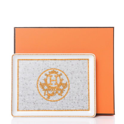 Hermes Porcelain Mosaique au 24 Sushi Plate 5 of 8