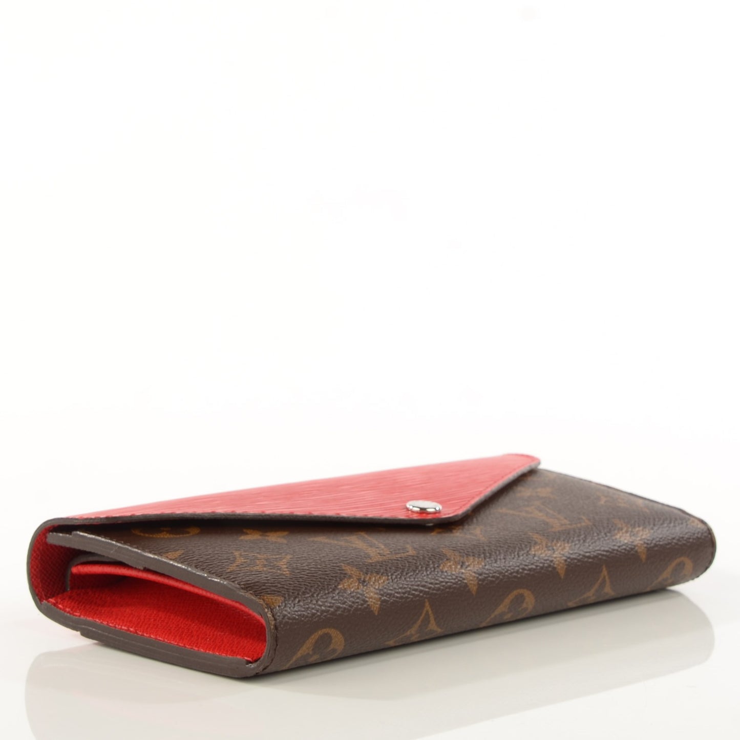 Monogram Epi Marie-Lou Long Wallet Coquelicot