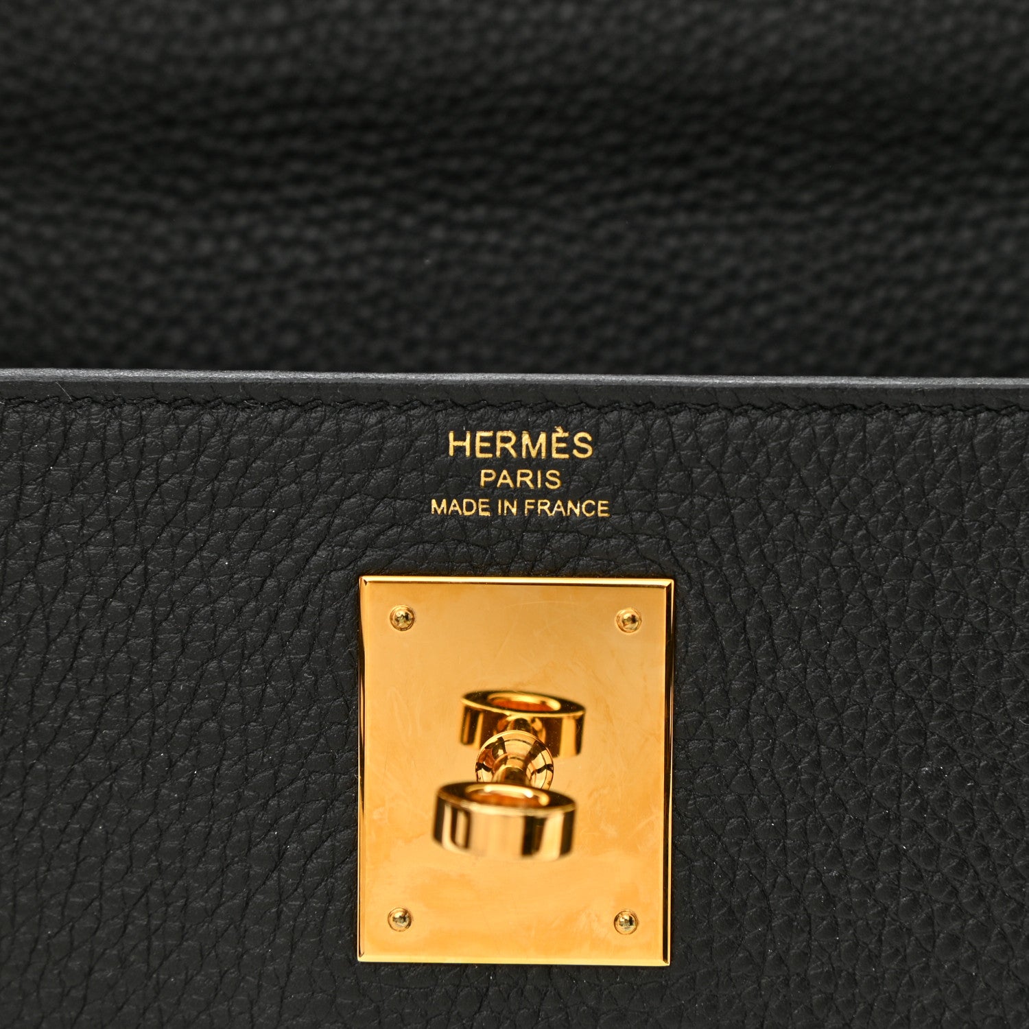 Hermes Togo Kelly Retourne 28 Black 6 of 11