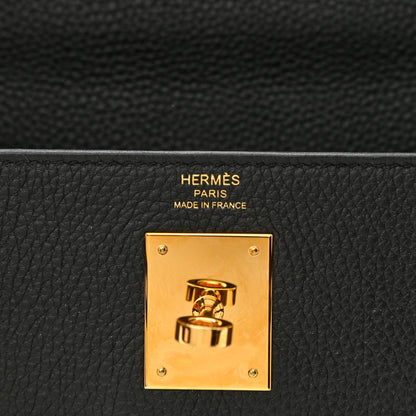 Hermes Togo Kelly Retourne 28 Black 6 of 11