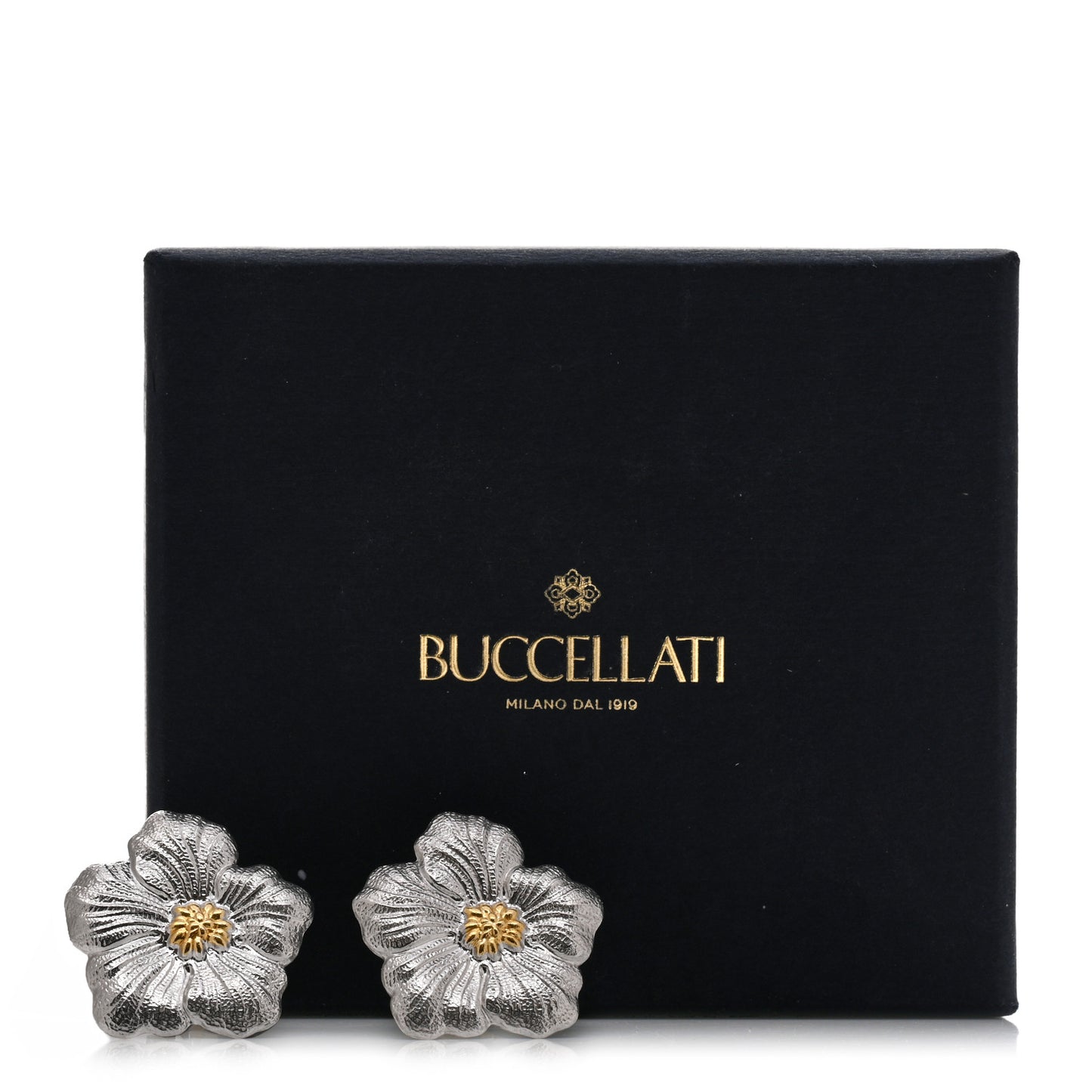 Sterling Silver Vermeil Blossoms Gardenia Earrings