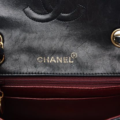 Chanel Lambskin Quilted Mini Square Flap Black 6 of 17