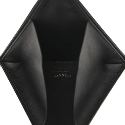 Saint Laurent Lambskin Pyramid Clutch Black 5 of 10