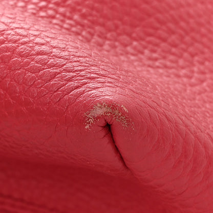 Burberry Grainy Calfskin Medium Baynard Tote Pink Azalea 12 of 15