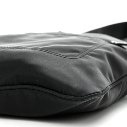 Prada Nylon Saffiano Flat Messenger Bag Black 10 of 10