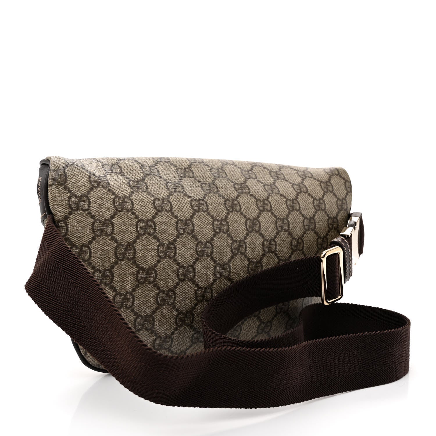 Gucci GG Supreme Monogram Belt Bag Dark Brown 4 of 13
