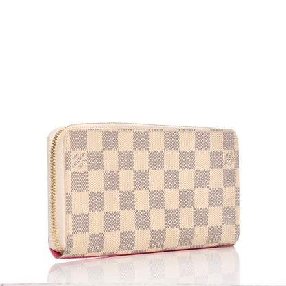 Louis Vuitton Damier Azur 2015 Christmas Animation Zippy Wallet Hibiscus 3 of 9