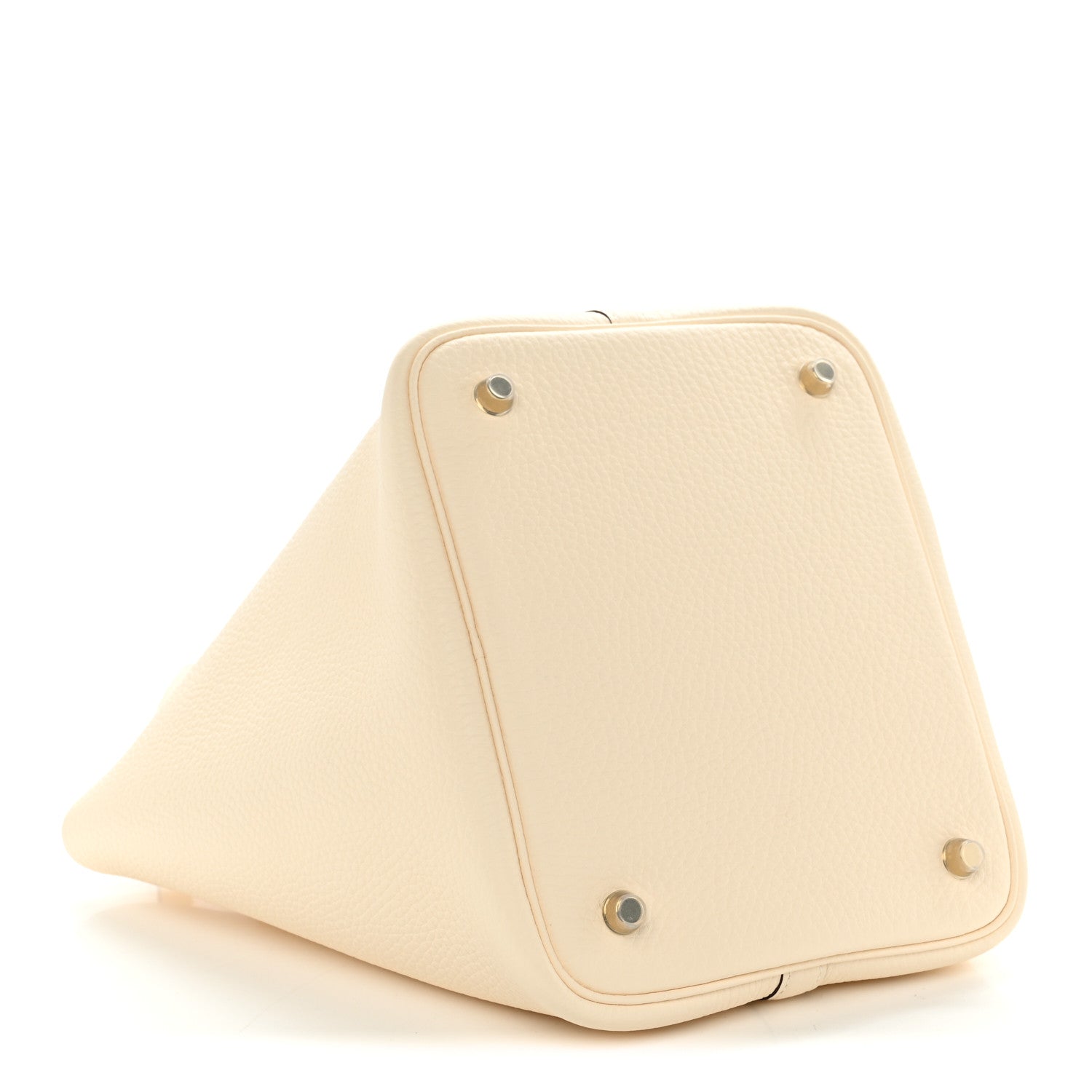 Hermes Taurillon Clemence Picotin Lock 22 MM Nata 4 of 11
