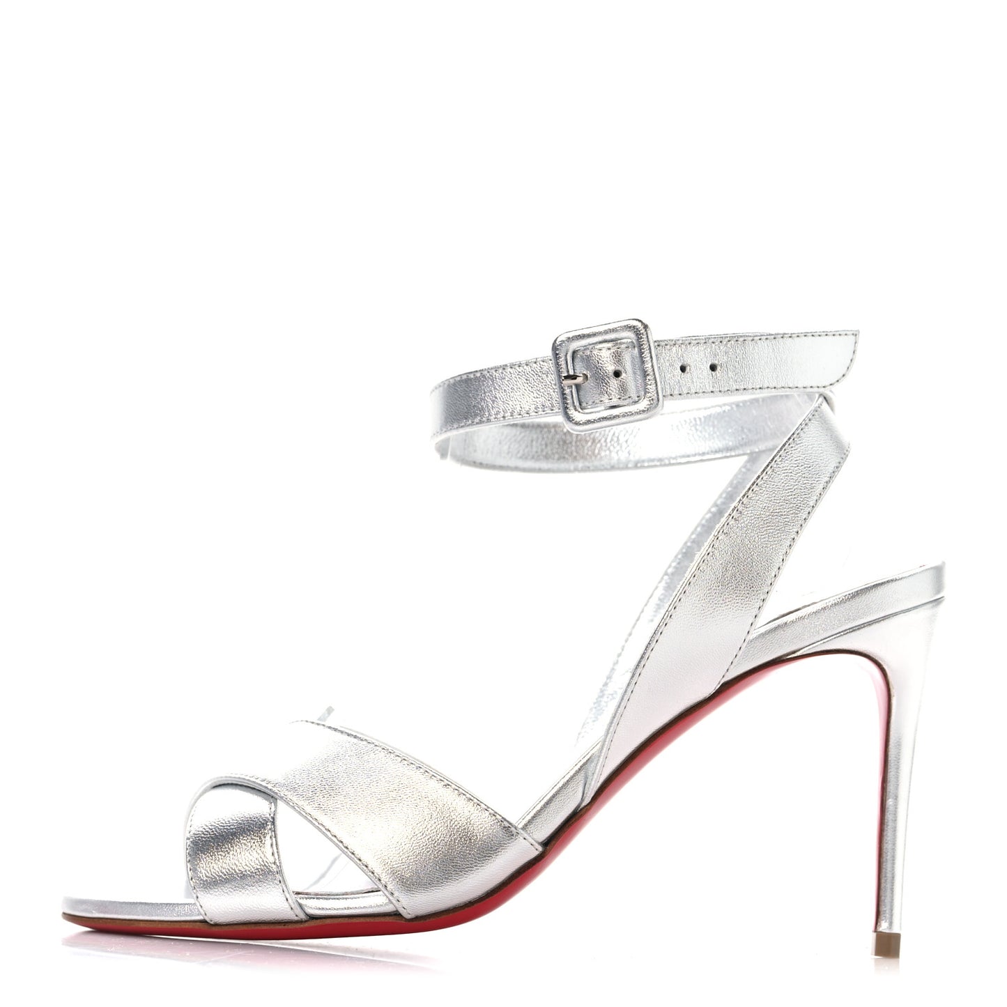 Kid Laminato Mariza 85 Sandals 36 Silver