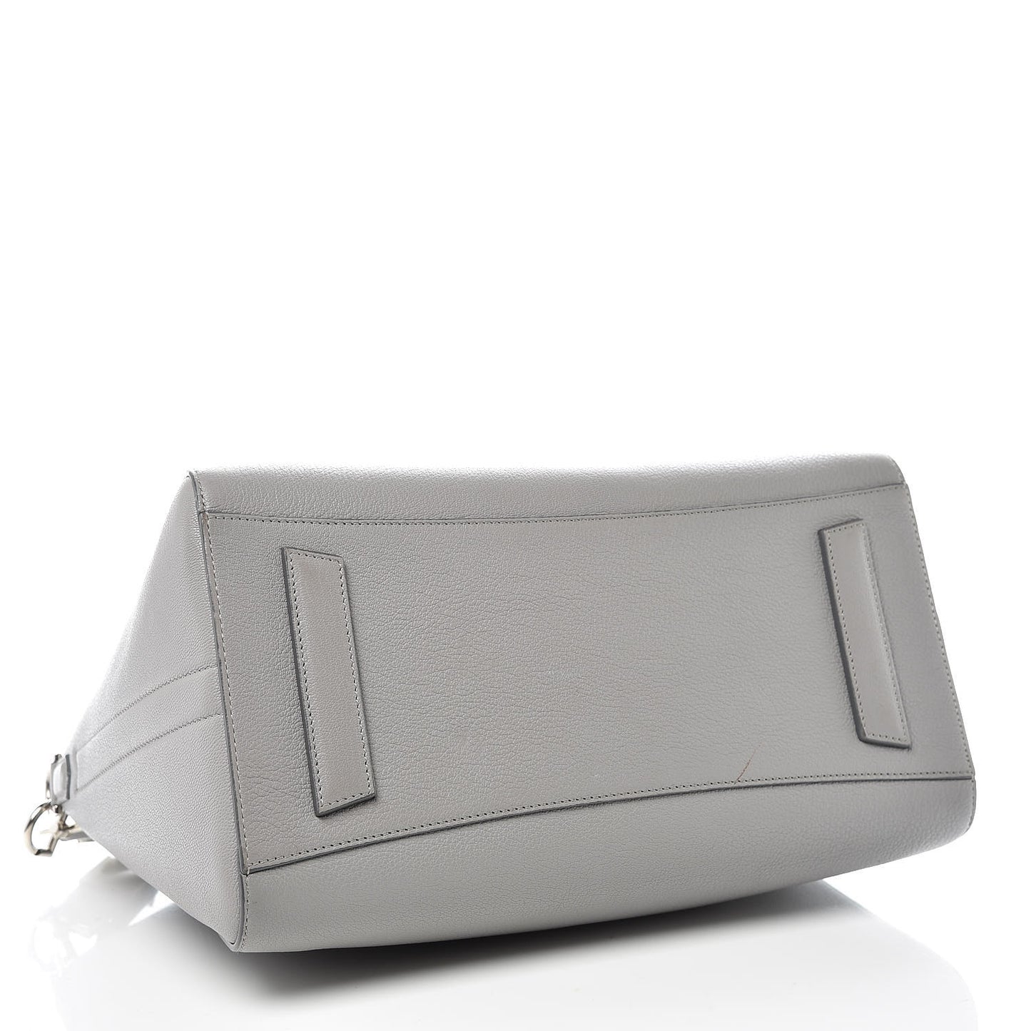 Sugar Goatskin Medium Antigona Pearl Grey