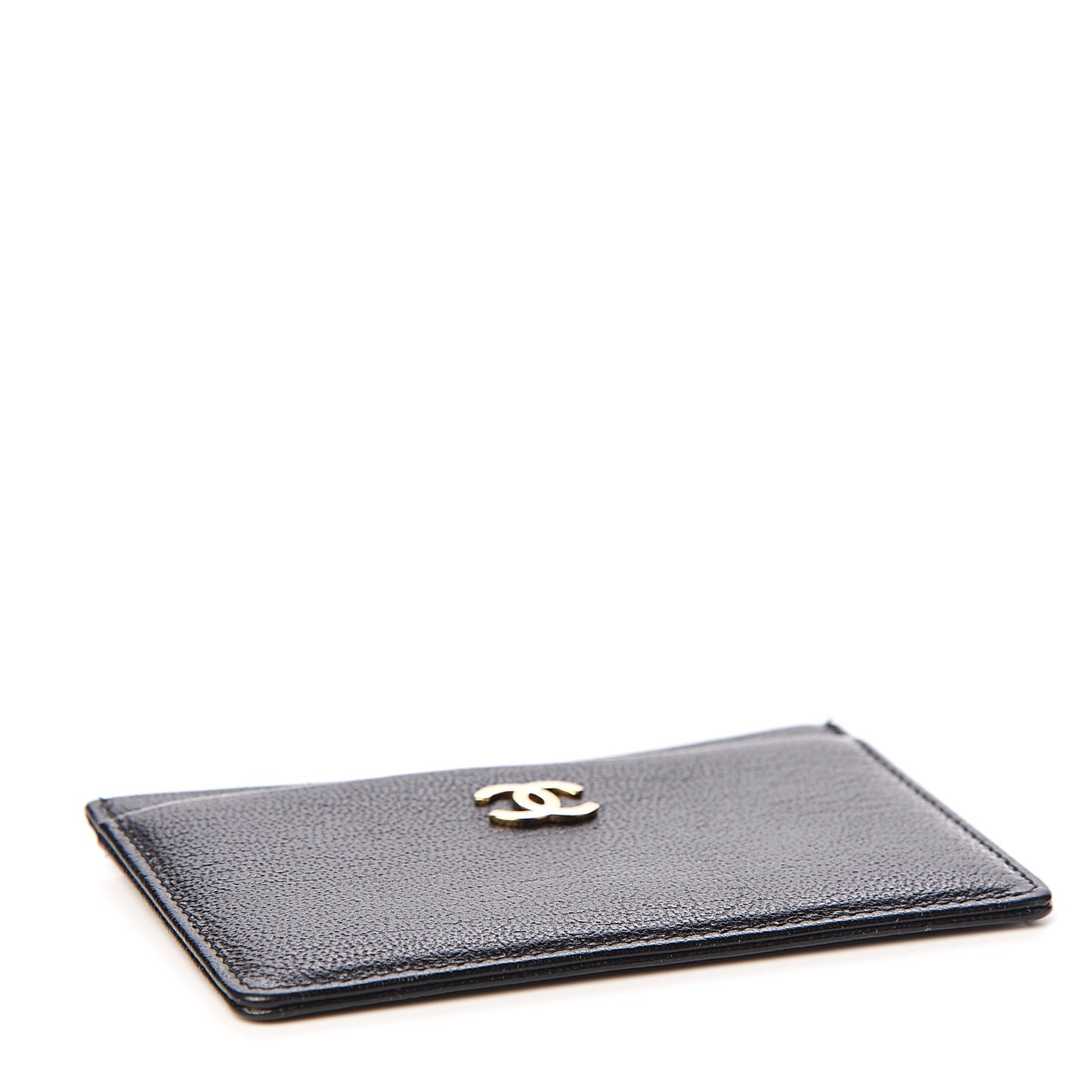 Goatskin CC Card Holder Black