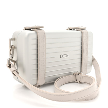 Christian Dior X RIMOWA Aluminum Personal Clutch On Strap Silver 3 of 13