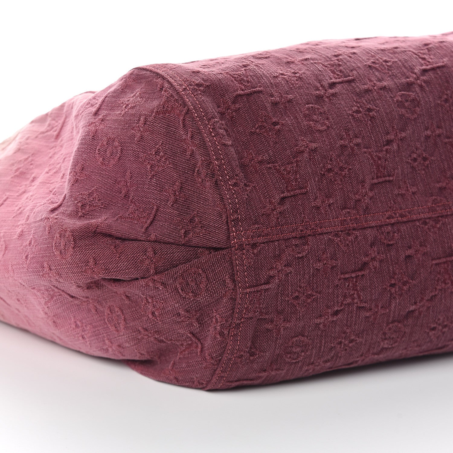 Louis Vuitton Denim Quilted Monogram Sunbeam Rouge Fauviste 7 of 8