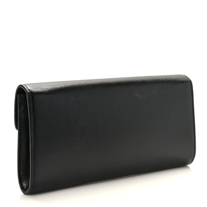 Gucci Textured Calfskin Torchon GG Broadway Envelope Clutch Black 3 of 10