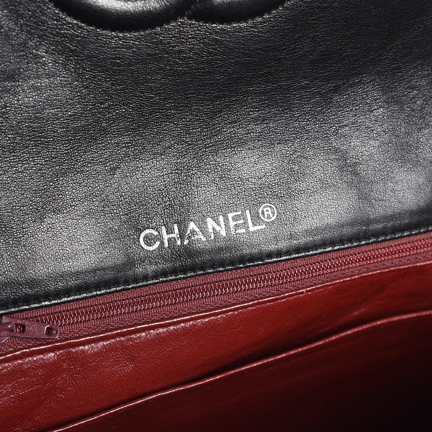 Chanel Lambskin Quilted Jumbo Single Flap Black 6 of 7
