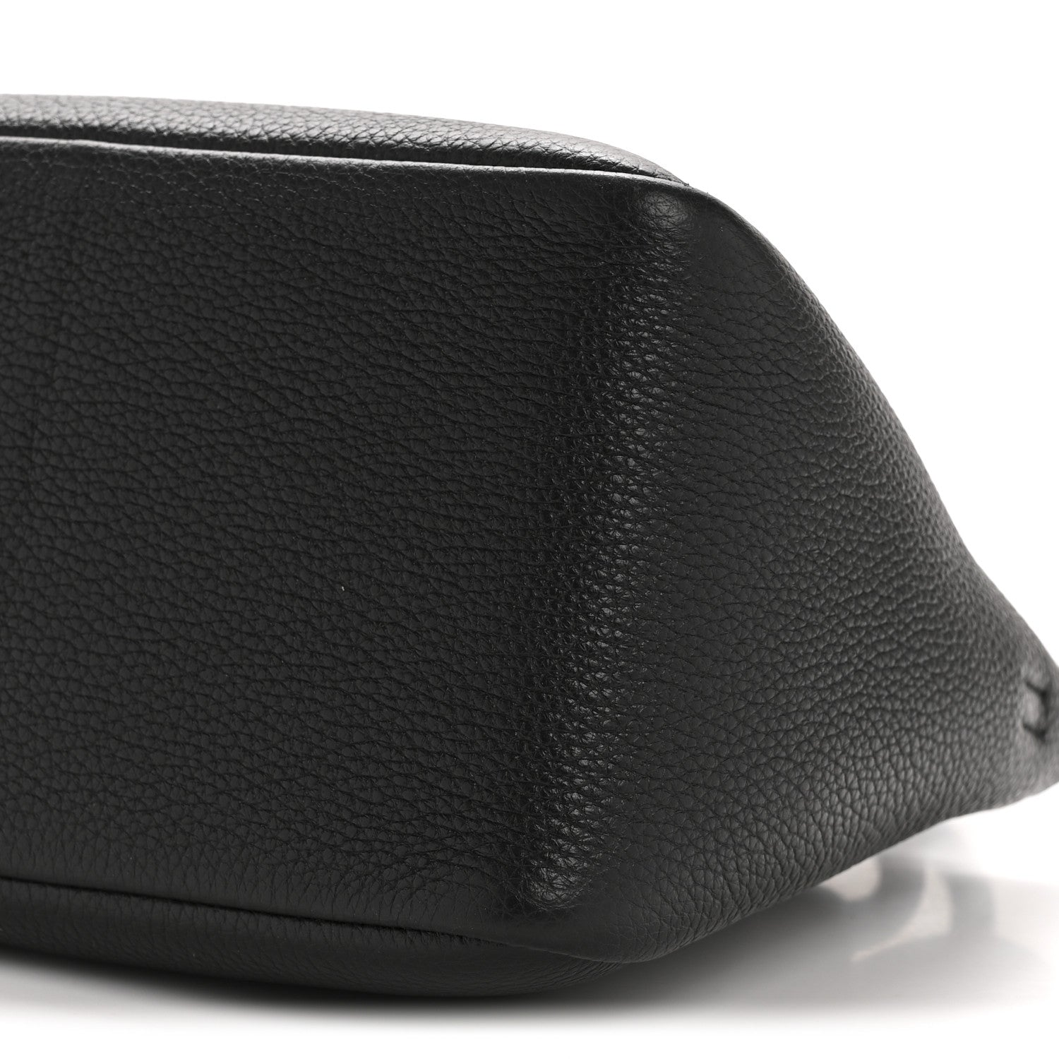 Prada Vitello Daino Soft Small Zippered Top Handle Bag Black 10 of 13