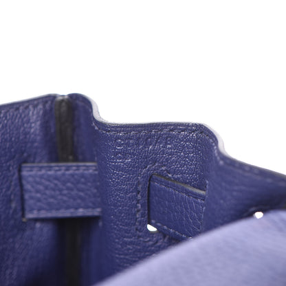 Hermes Taurillon Clemence Kelly Retourne 28 Bleu Encre 11 of 41