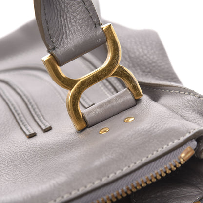 Chloe Calfskin Medium Marcie Satchel Cashmere Grey 11 of 13
