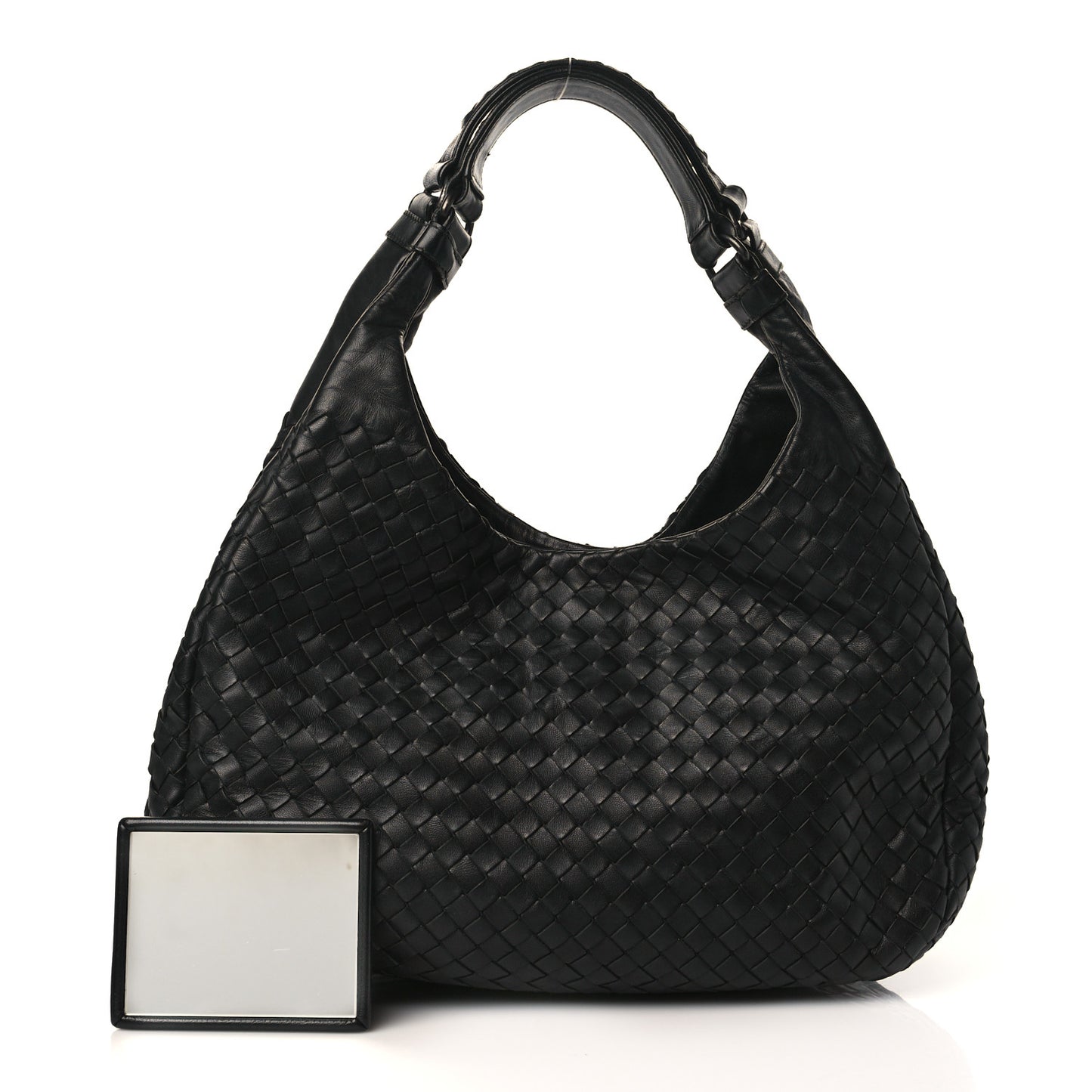 Nappa Intrecciato Medium Campana Black