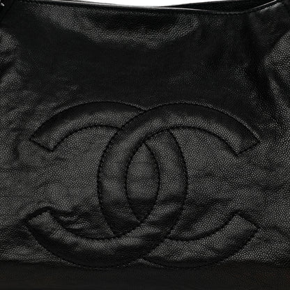 Chanel Glazed Caviar East West Modern Chain Tote Black 8 of 11