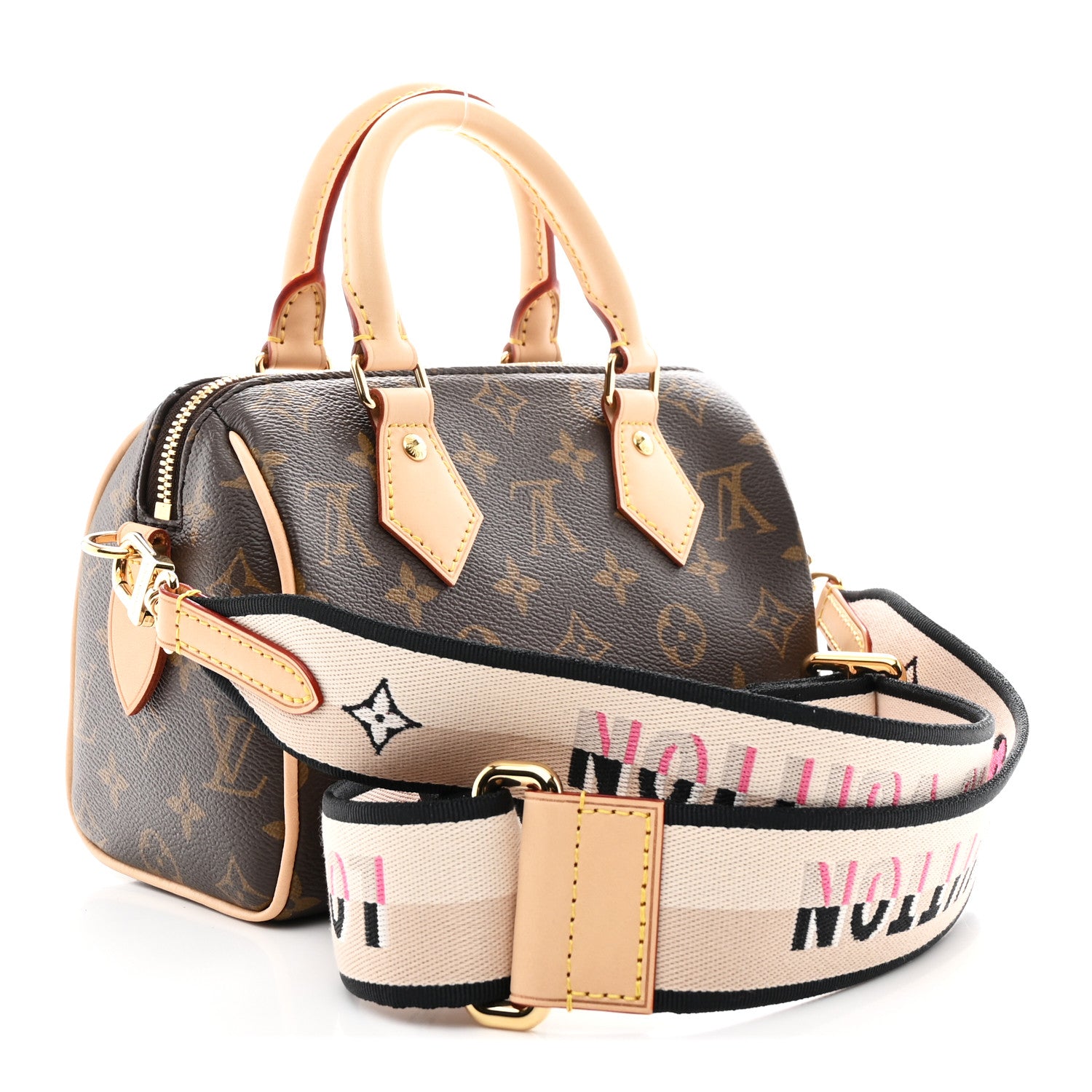 Louis Vuitton Monogram Speedy Bandouliere 20 Black 3 of 10