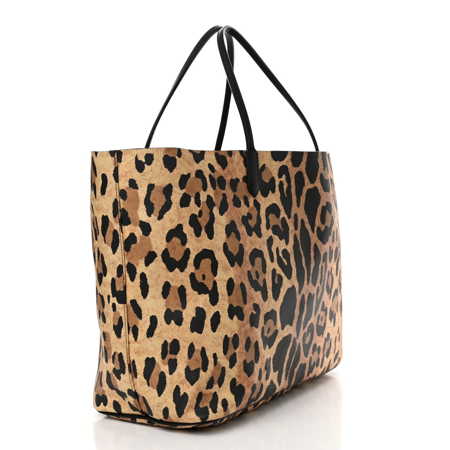 Givenchy Textured Coated Canvas Leopard Print Large Antigona Tote 4 of 11
