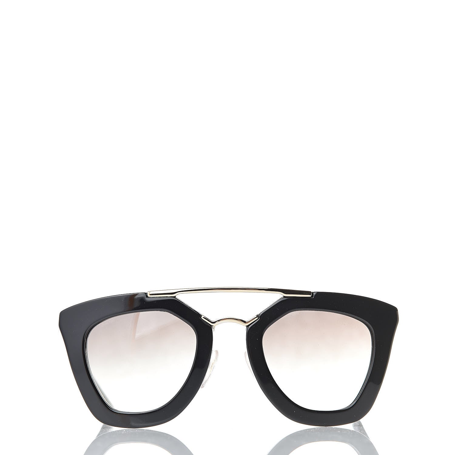 Prada Acetate Cinema Sunglasses SPR 09Q Black 2 of 9