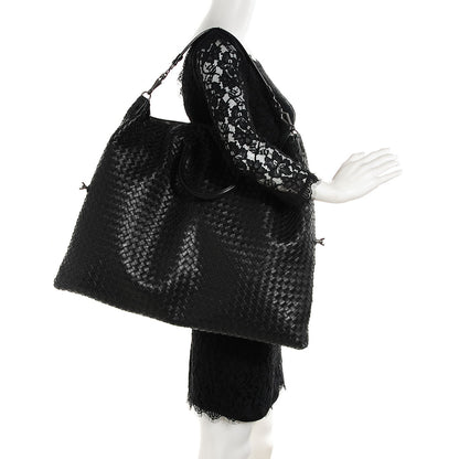 Bottega Veneta Nappa Intrecciato Large Convertible Tote Nero Black 2 of 8