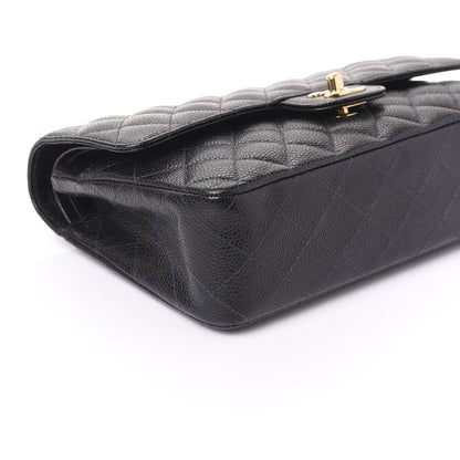 Chanel Caviar Quilted Medium Double Flap Black 5 of 10