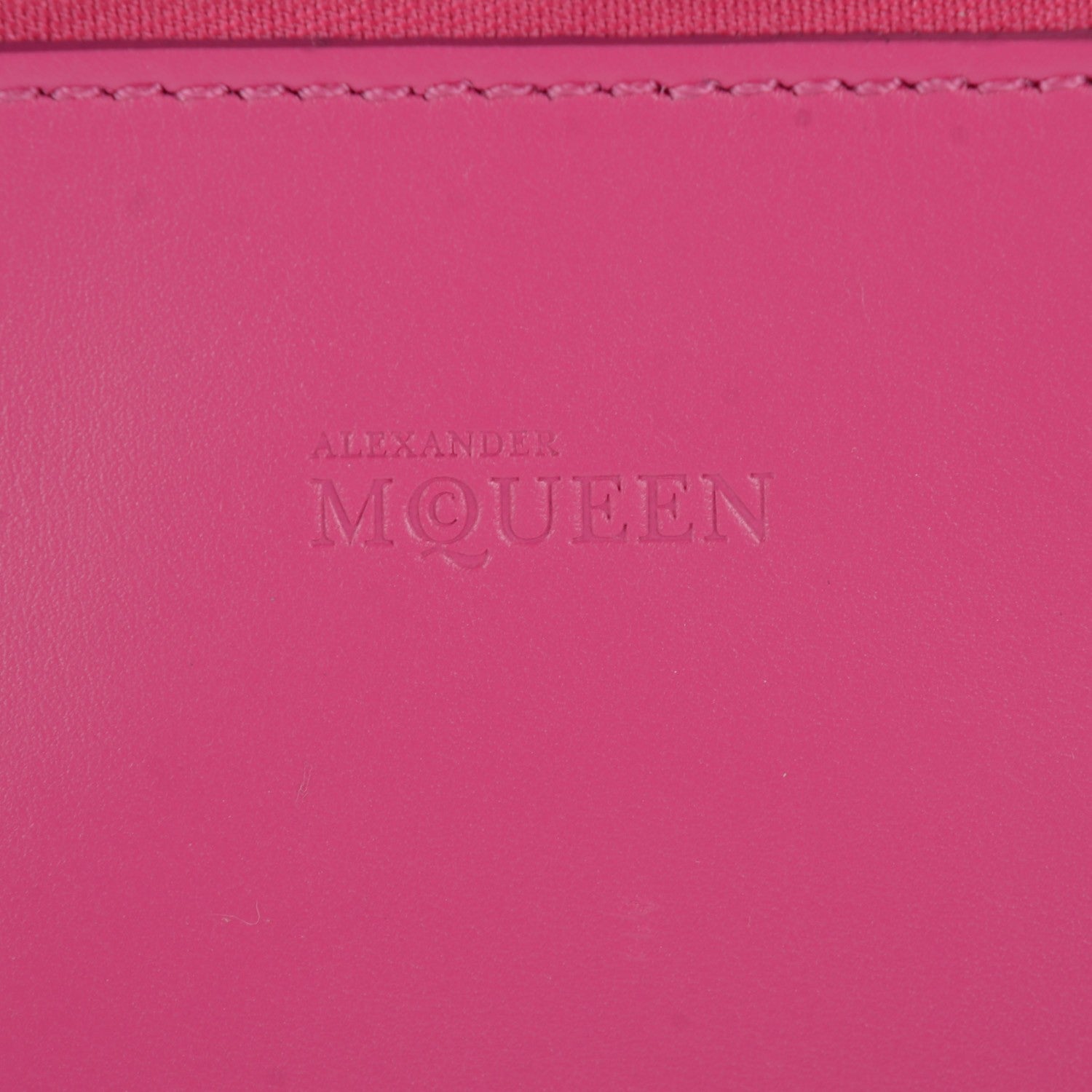 Alexander McQueen Calfskin Small Legend Shopper Fuchsia 9 of 10