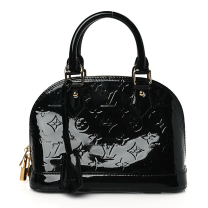 Louis Vuitton Vernis Alma BB Noir Magnetique 1 of 11