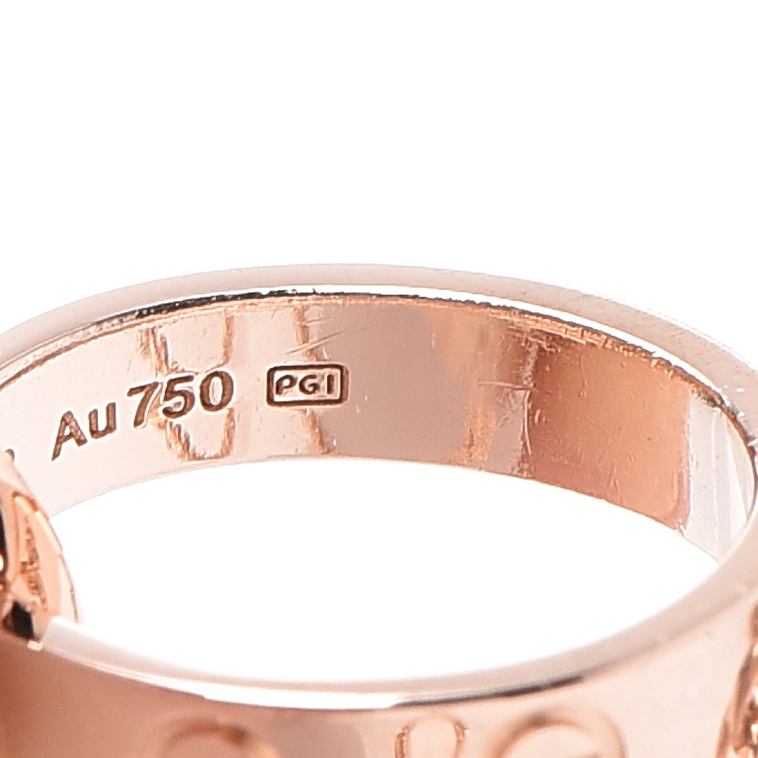 Cartier 18K Pink Gold Interlocking LOVE Bracelet 6 of 7