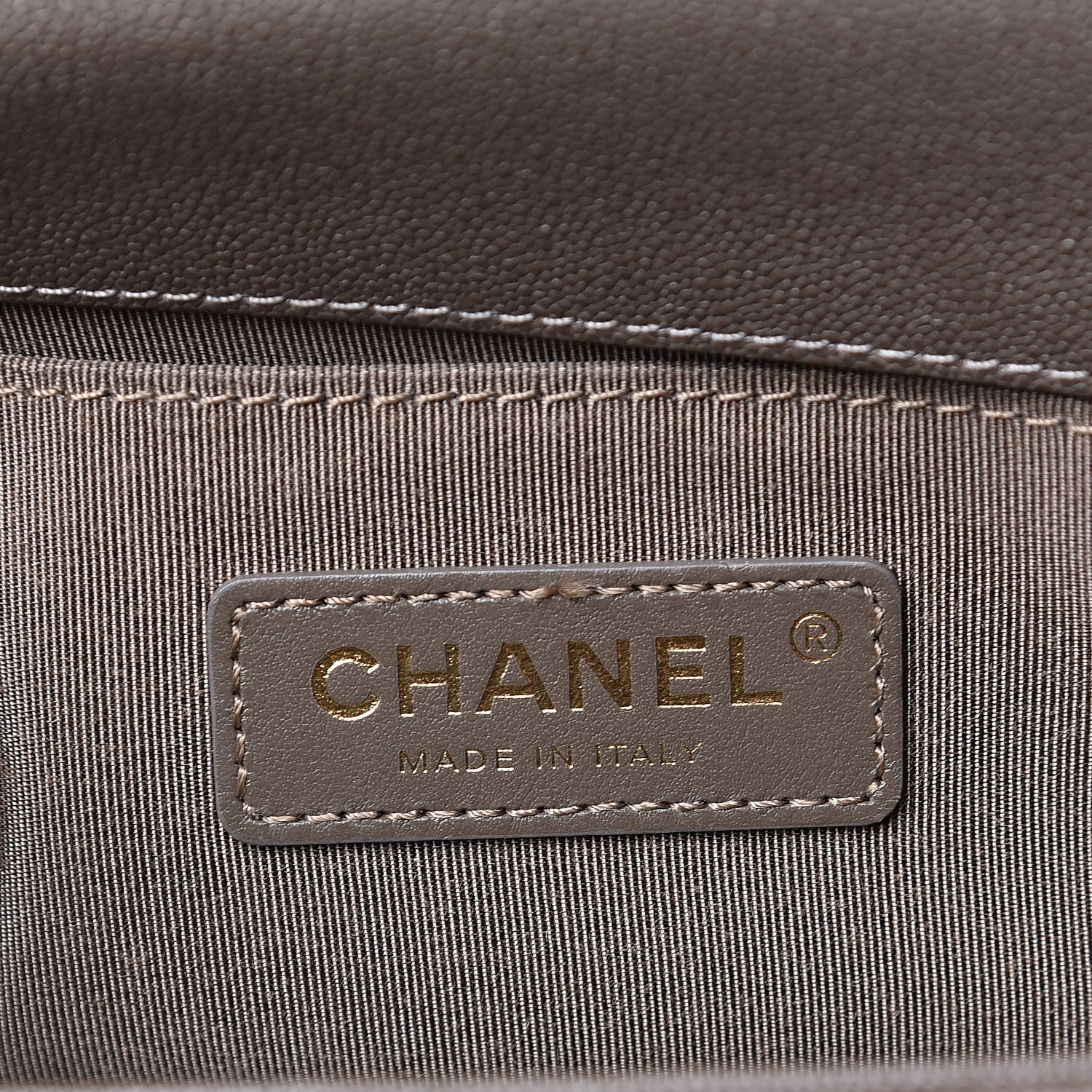 Chanel Caviar Quilted Small Boy Flap Khaki 6 of 11