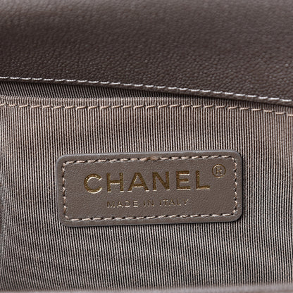 Chanel Caviar Quilted Small Boy Flap Khaki 6 of 11