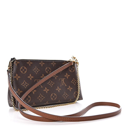 Louis Vuitton Monogram Pallas Clutch Black 3 of 10