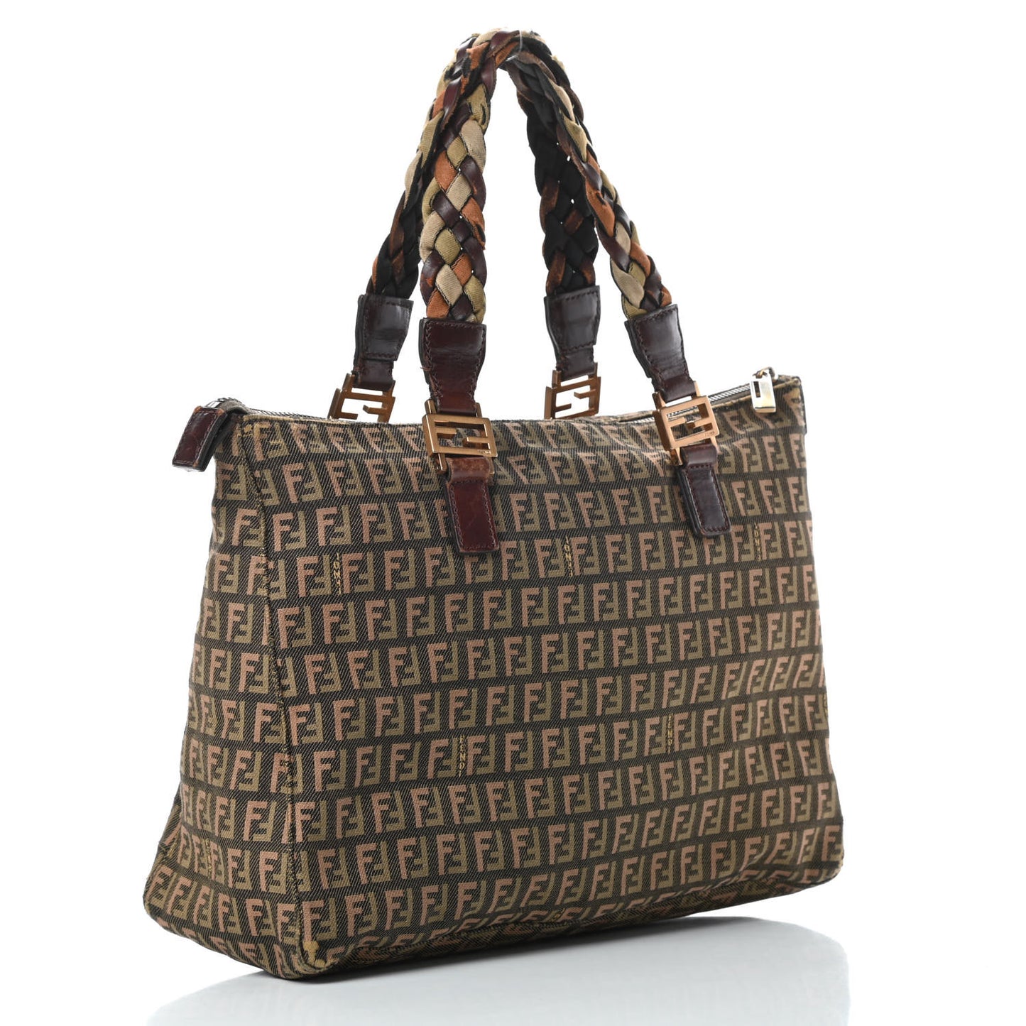 Zucchino Braided Roll Tote Multicolor