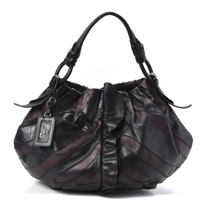 Prada Vitellino Mordo Hobo Ribes Mordore 1 of 8